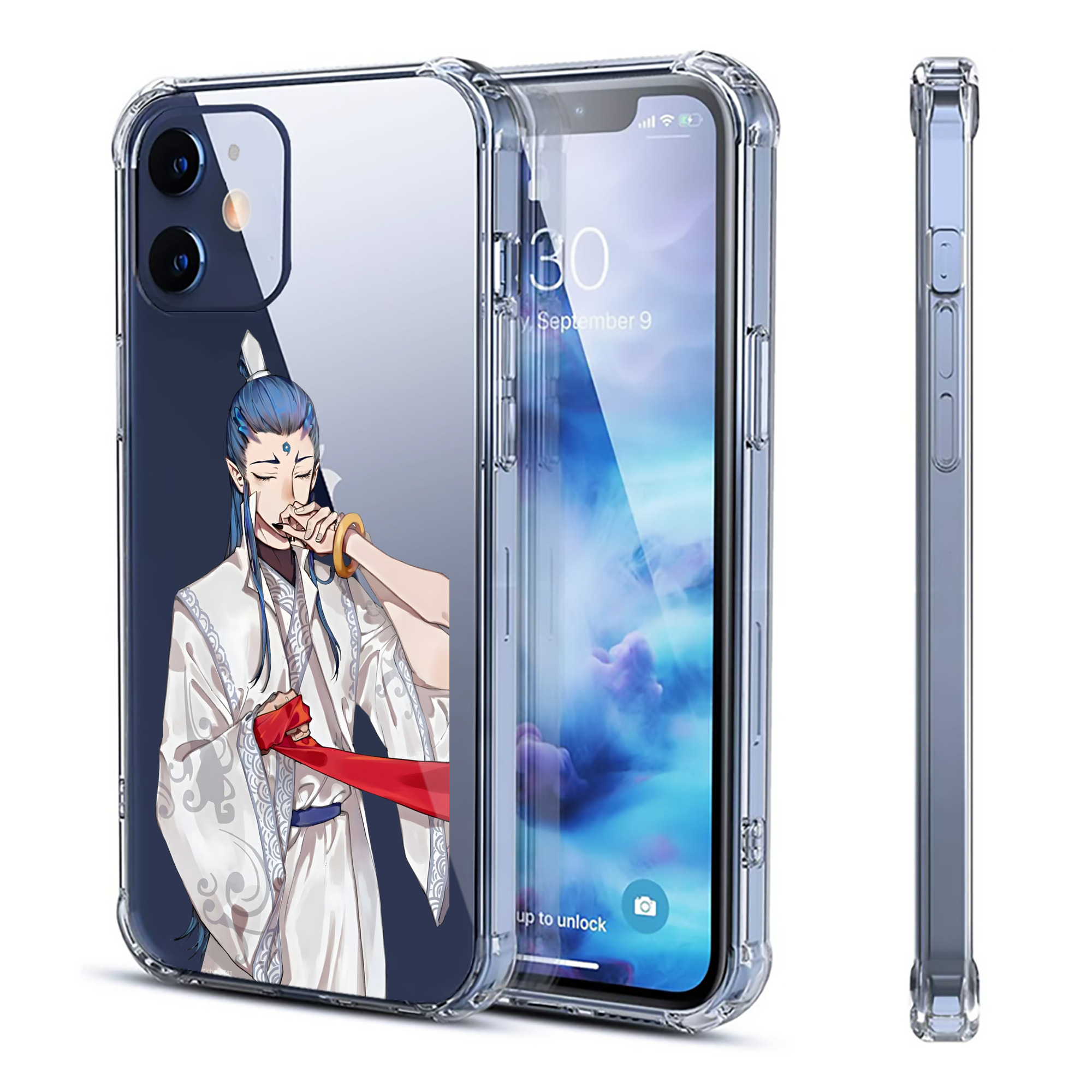 （画像用） Ne Zha 2 ナタ 魔童の大暴れ 【iPhone 12シリーズ対応】透明スマホケース（クリアソフトケース）